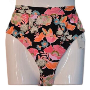 Raisins Garden District Floral Bikini Bottom Size Small